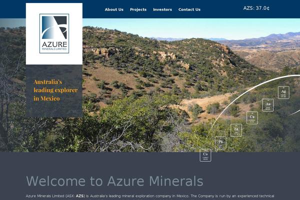 azureminerals.com.au site used Azure-minerals