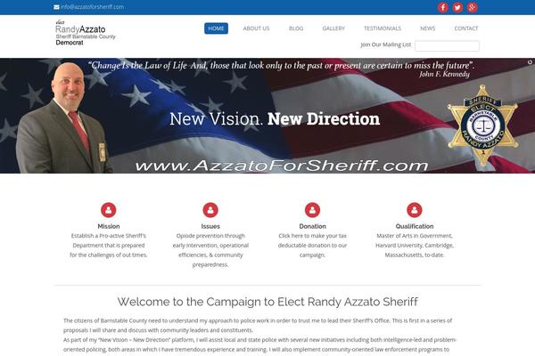 sheriff theme websites examples