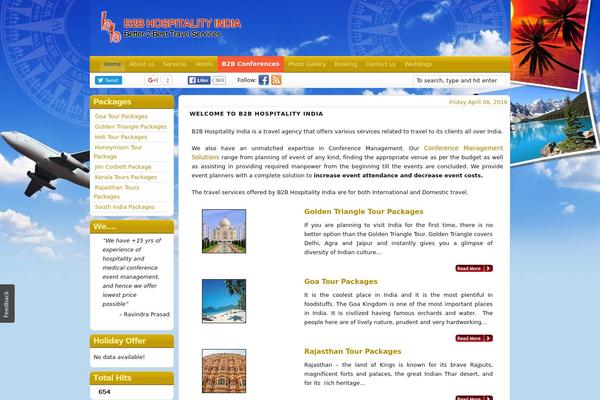 Travel Blogger theme site design template sample