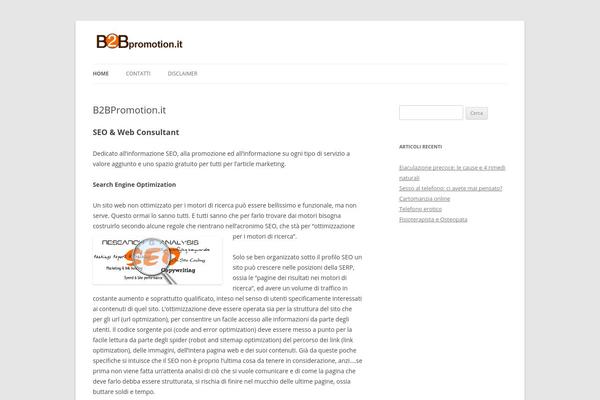 WordPress website example screenshot