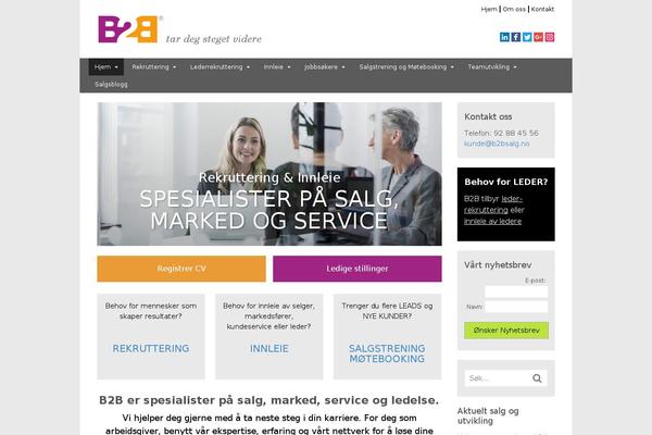 b2bsalg.no site used Canvasb2b