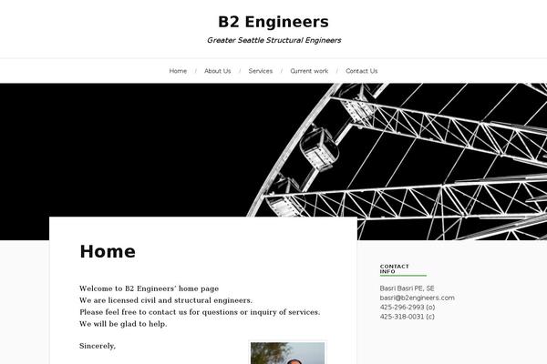 Twenty Fifteen theme site design template sample