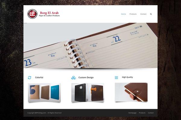 Total theme site design template sample