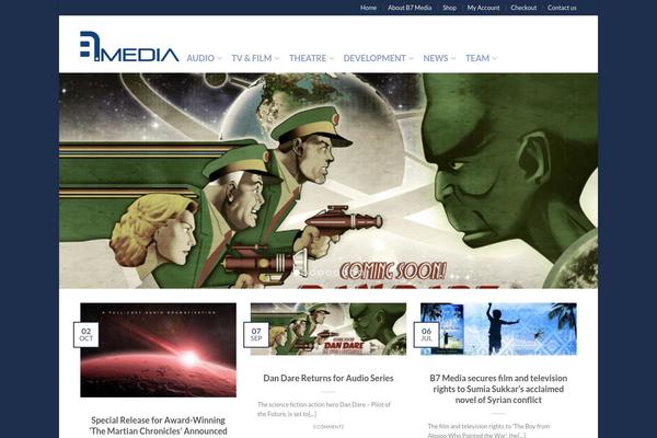 Flatsome theme site design template sample