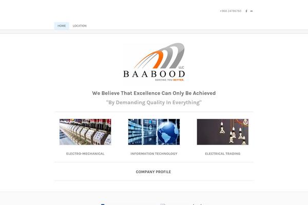 WordPress website example screenshot