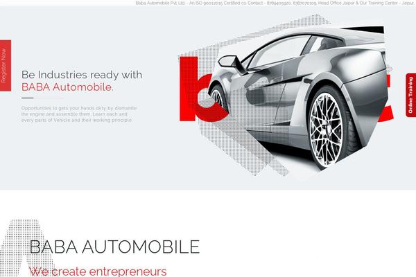 babaautomobile.com site used Betheme-nulled