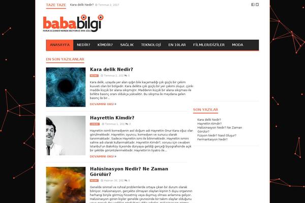 bababilgi.com site used Bababilgi