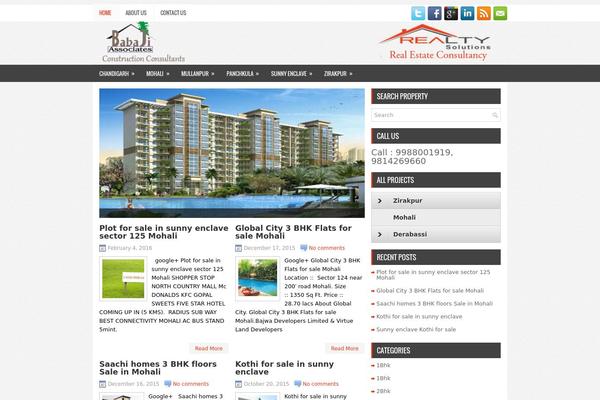 babajiassociates.com site used Newsmate