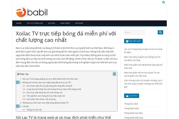 babil.info site used Viomag-child
