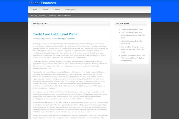 Simplism theme site design template sample