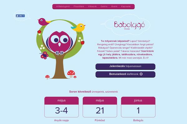 babolygo.com site used Babolygo-spring