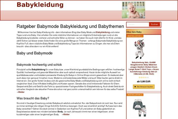 baby-kleidung.info site used Babykleidung2017