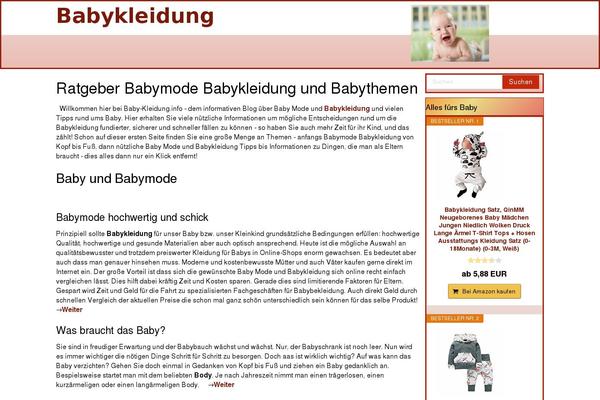 WordPress website example screenshot