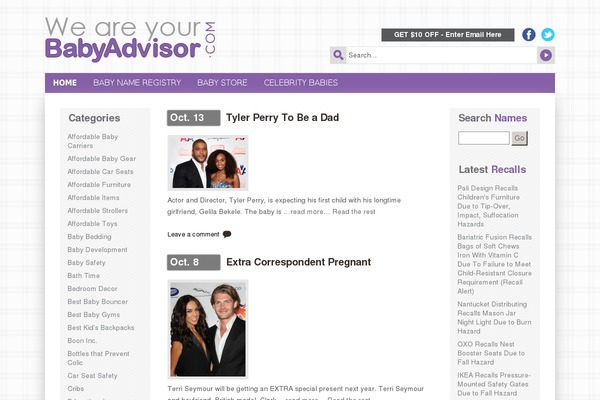 babyadvisor.com site used Babyadvisor