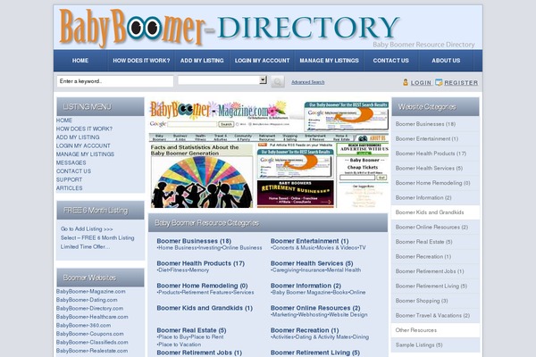 Directorypress theme site design template sample