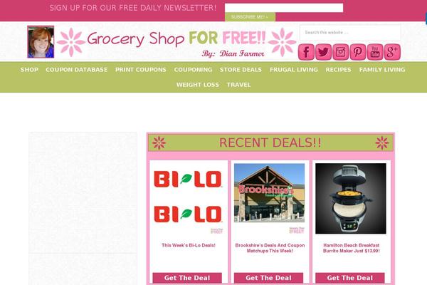 babyboomerrants.com site used Grocery-shop-for-free