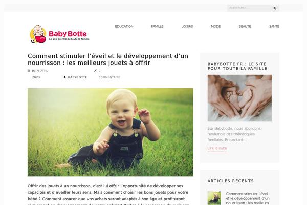 babybotte.fr site used The Minimal