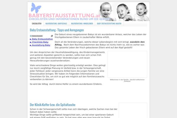 WordPress website example screenshot