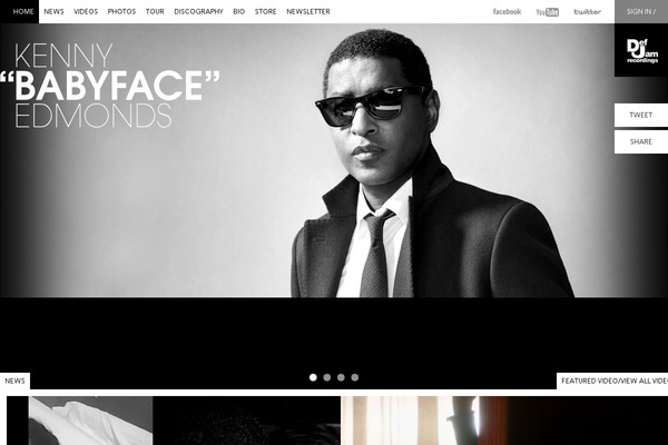 babyfacemusic.com site used Babyfacemusic