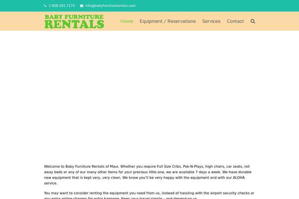 WordPress website example screenshot