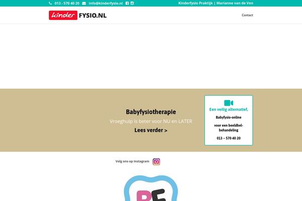 babyfysio.nl site used Kinderfysio