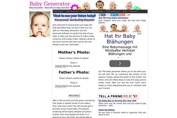 babygenerator.org site used Babygenerator