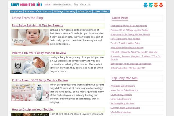 babymonitor101.com site used Spacious