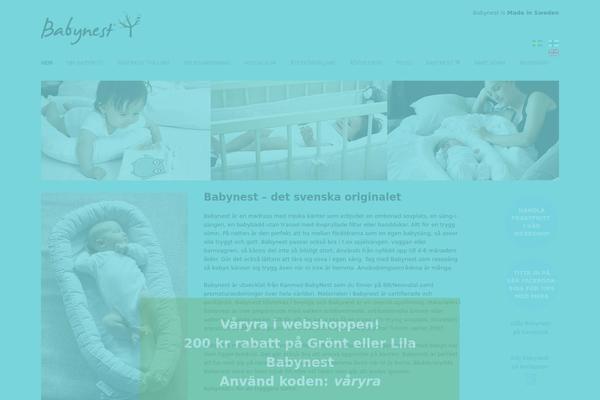 babynest.se site used Babynest