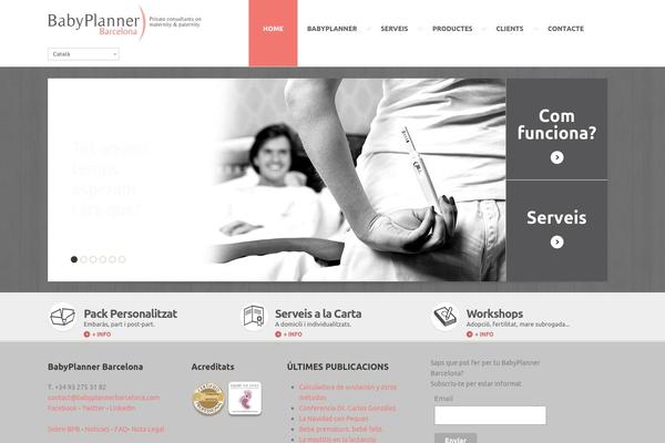 babyplannerbarcelona.com site used Wpex-elegant-premium