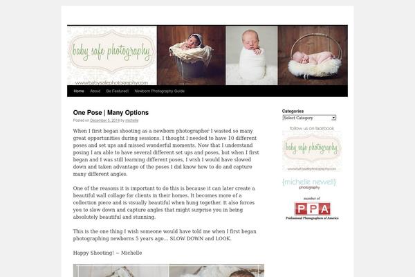 Twenty Ten theme site design template sample