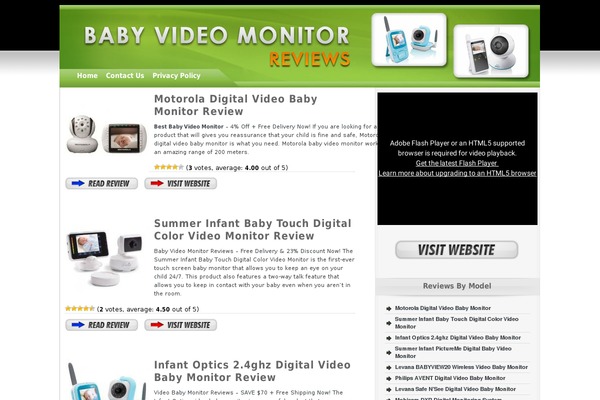 babyvideomonitor-reviews.com site used Cleanreviews