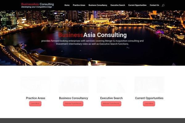 Divi Child theme site design template sample