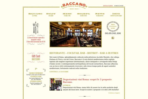 baccanoroma.com site used Baccano