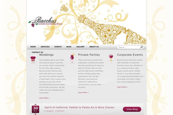 bacchuseventservices.com site used Bacchus