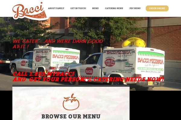 baccipizza.com site used Bacci-s-pizza