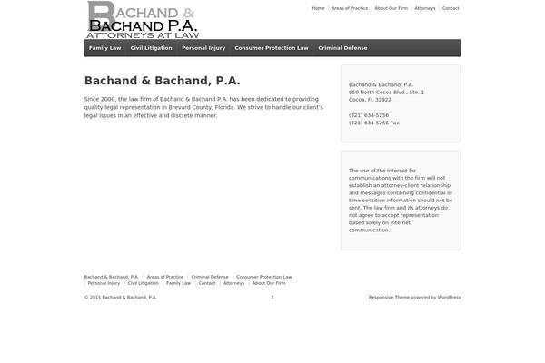 WordPress website example screenshot