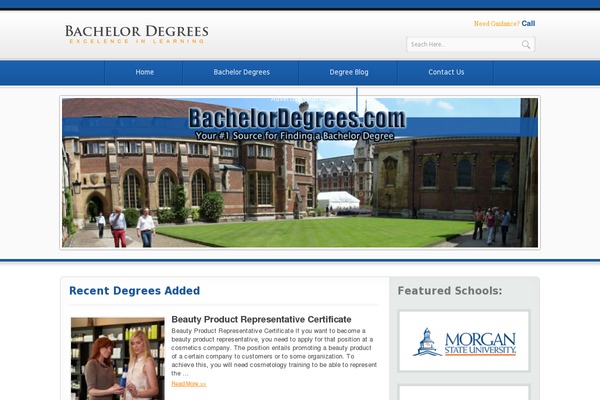 bachelordegrees.com site used Bachelord_theme