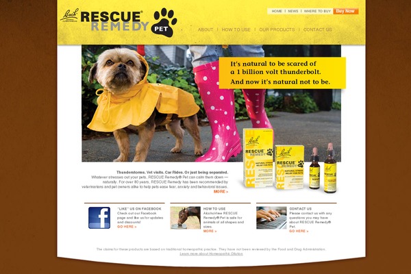 bachrescueremedypet.com site used Bachrescueremedypet