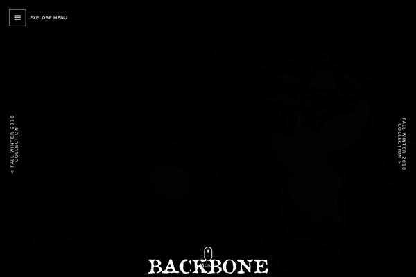 backbone-spirit.com site used Backbone