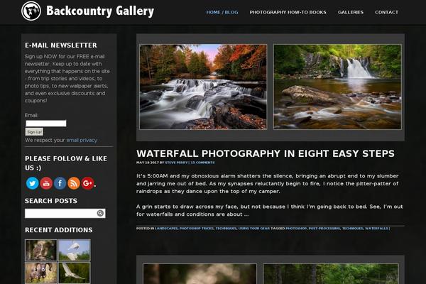 backcountrygallery.com site used Photocrati-pro