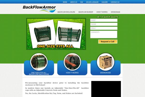 backflowarmor.com site used Blackflowarmor