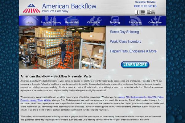 backflowparts.com site used Backflowparts