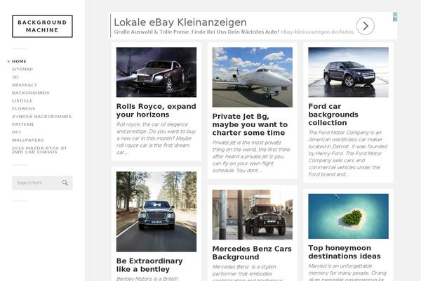 Fukasawa theme site design template sample