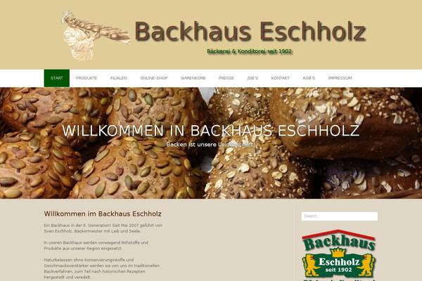 backhaus-eschholz.de site used Backhaus