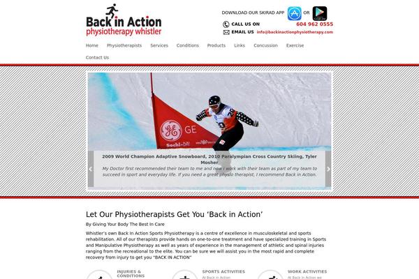 backinactionphysiotherapy.com site used Backinaction