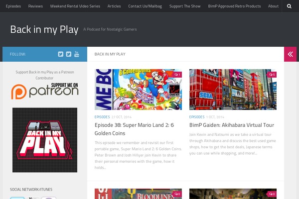 Hueman theme site design template sample