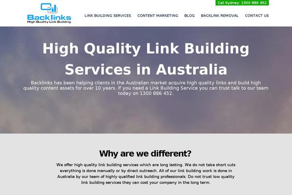 backlinks WordPress theme, websites list used backlinks theme backlinks theme websites examples