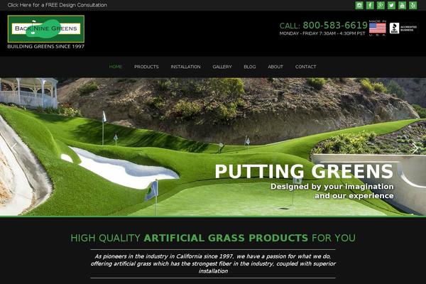 backninegreens.com site used Backninegreens-child