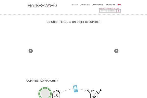 backreward.eu site used Backreward-bootstrap