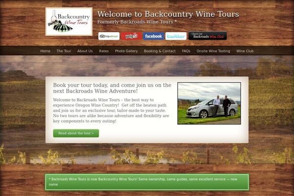 backroadswinetour.com site used Backroadswinetours
